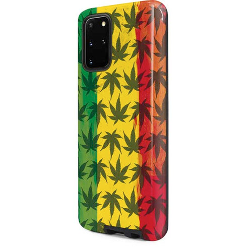Marijuana Rasta Pattern Galaxy S20 Plus Pro Case