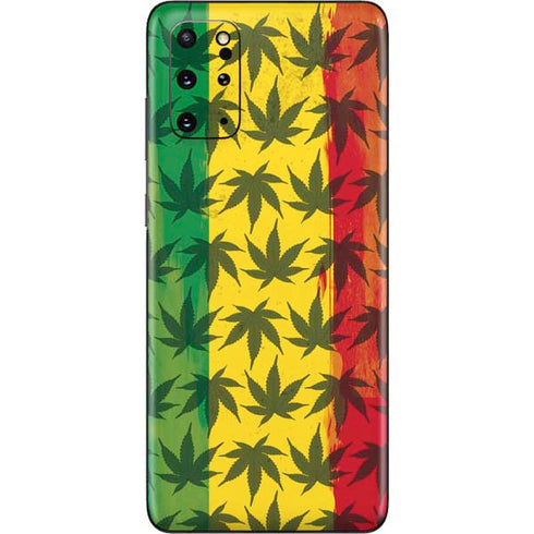 Marijuana Rasta Pattern Galaxy S20 Plus Skin