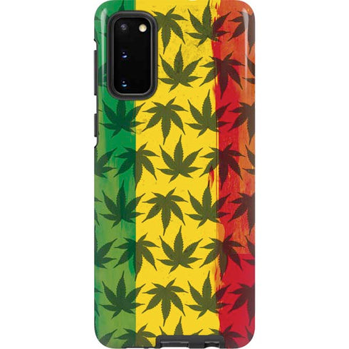 Marijuana Rasta Pattern Galaxy S20 Pro Case