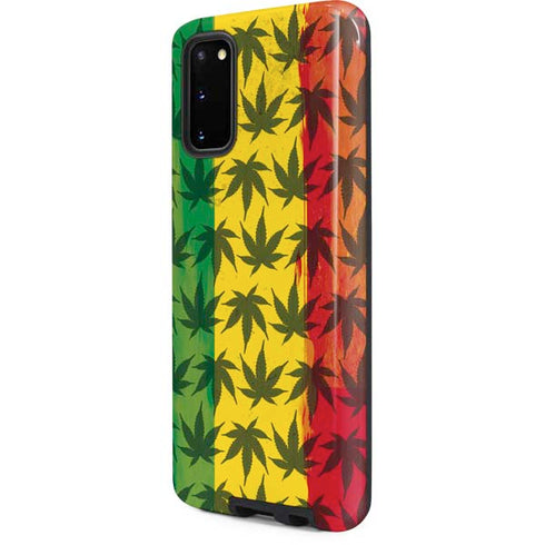 Marijuana Rasta Pattern Galaxy S20 Pro Case