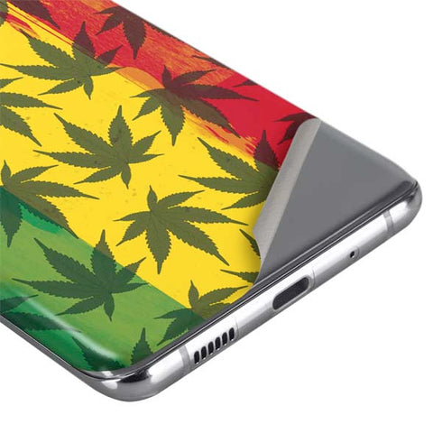 Marijuana Rasta Pattern Galaxy S20 Skin
