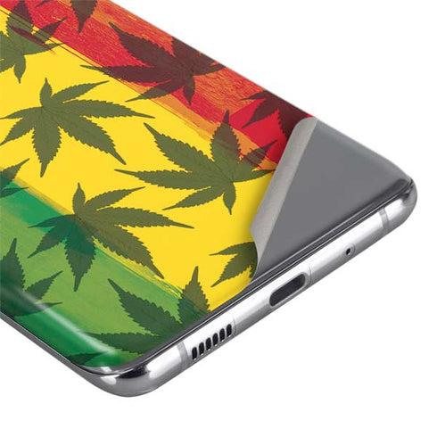 Marijuana Rasta Pattern Galaxy S20 Ultra 5G Skin