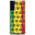 Marijuana Rasta Pattern Galaxy S21 Plus 5G Clear Case