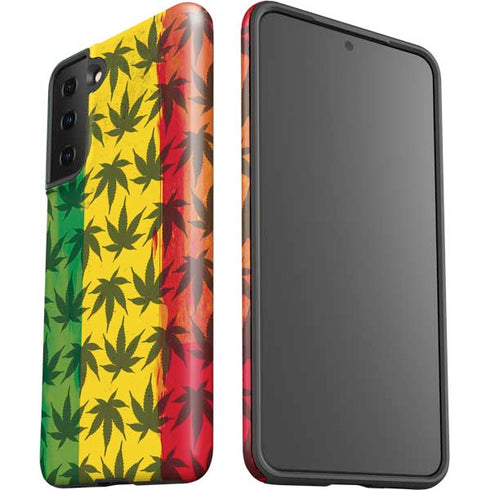 Marijuana Rasta Pattern Galaxy S21 Plus 5G Pro Case
