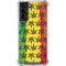 Marijuana Rasta Pattern Galaxy S22 Clear Case