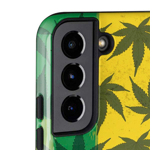 Marijuana Rasta Pattern Galaxy S22 Pro Case