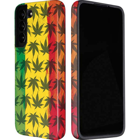 Marijuana Rasta Pattern Galaxy S22 Pro Case