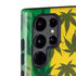 Marijuana Rasta Pattern Galaxy S22 Ultra Pro Case