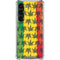 Marijuana Rasta Pattern Galaxy S23 Clear Case