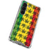 Marijuana Rasta Pattern Galaxy S23 Clear Case