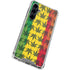 Marijuana Rasta Pattern Galaxy S23 FE Clear Case