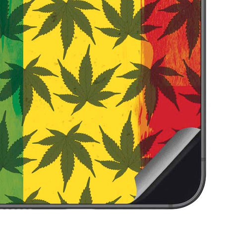 Marijuana Rasta Pattern Galaxy S23 FE Skin