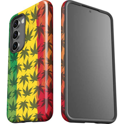 Marijuana Rasta Pattern Galaxy S23 Pro Case