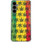 Marijuana Rasta Pattern Galaxy S24 Plus Clear Case