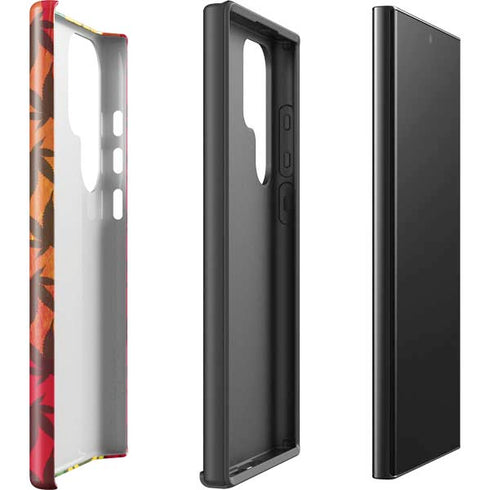 Marijuana Rasta Pattern Galaxy S24 Ultra Impact Case