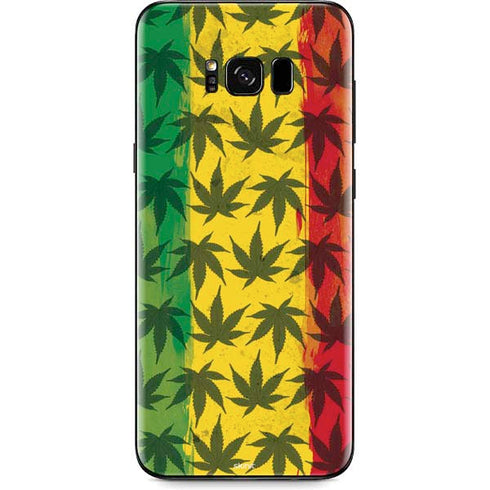Marijuana Rasta Pattern Galaxy S8 Skin