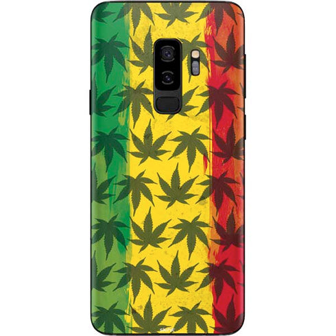 Marijuana Rasta Pattern Galaxy S9 Plus Skin