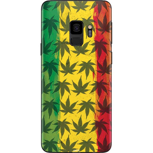 Marijuana Rasta Pattern Galaxy S9 Skin