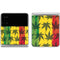 Marijuana Rasta Pattern Galaxy Z Flip4 5G Skin