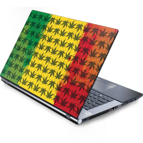 Marijuana Rasta Pattern Generic Laptop Skin