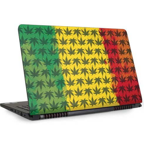 Marijuana Rasta Pattern Dell Inspiron Skin
