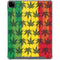 Marijuana Rasta Pattern iPad Pro 12.9in (2020) Clear Case