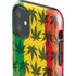 Marijuana Rasta Pattern iPhone 11 Impact Case