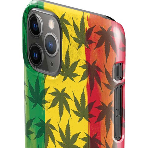 Marijuana Rasta Pattern iPhone 11 Pro Lite Case