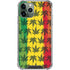 Marijuana Rasta Pattern iPhone 11 Pro Max Clear Case