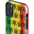 Marijuana Rasta Pattern iPhone 11 Pro Max Impact Case