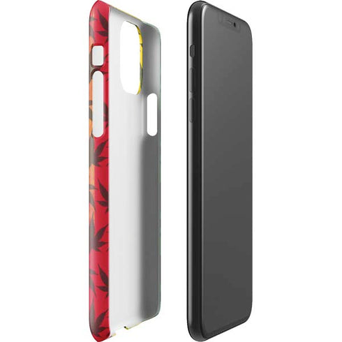 Marijuana Rasta Pattern iPhone 11 Pro Max Lite Case