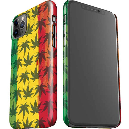 Marijuana Rasta Pattern iPhone 11 Pro Max Lite Case