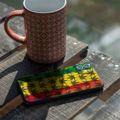 Marijuana Rasta Pattern iPhone 11 Skin