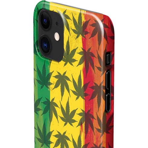 Marijuana Rasta Pattern iPhone 12 Mini Lite Case