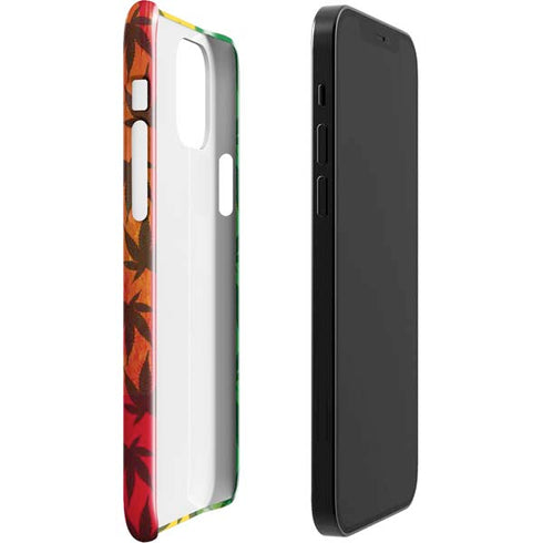 Marijuana Rasta Pattern iPhone 12 Mini Lite Case