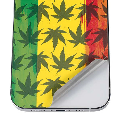 Marijuana Rasta Pattern iPhone 12 Pro Max Skin