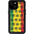 Marijuana Rasta Pattern iPhone 13 Mini Waterproof Case