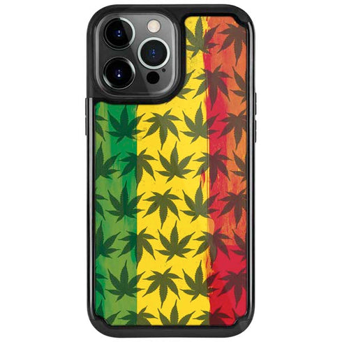 Marijuana Rasta Pattern iPhone 13 Pro Cargo Case