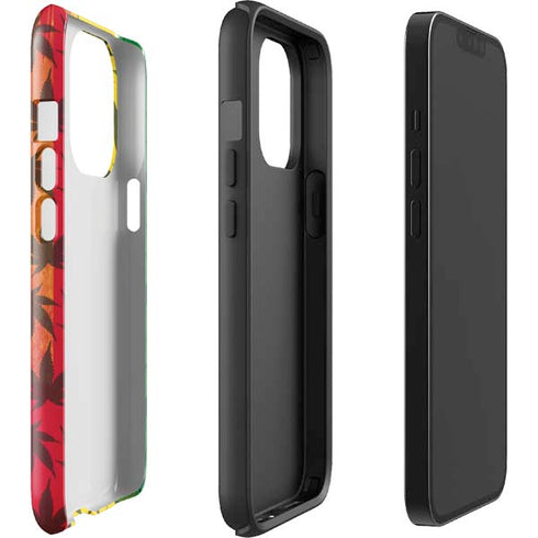 Marijuana Rasta Pattern iPhone 13 Pro Impact Case