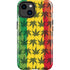 Marijuana Rasta Pattern iPhone 15 Plus Impact Case