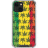 Marijuana Rasta Pattern iPhone 14 Plus Clear Case