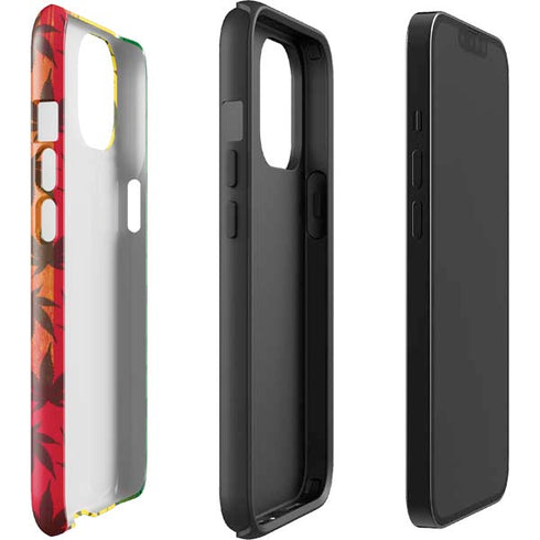 Marijuana Rasta Pattern iPhone 14 Impact Case