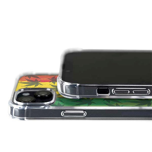 Marijuana Rasta Pattern iPhone 15 Plus MagSafe Case