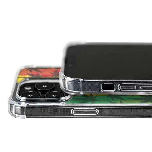 Marijuana Rasta Pattern iPhone 15 Pro MagSafe Case