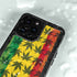Marijuana Rasta Pattern iPhone 14 Pro Max Waterproof Case