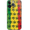 Marijuana Rasta Pattern iPhone 14 Pro Skin