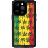 Marijuana Rasta Pattern iPhone 14 Pro Waterproof Case