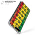 Marijuana Rasta Pattern iPhone 7/8 Plus Clear Case