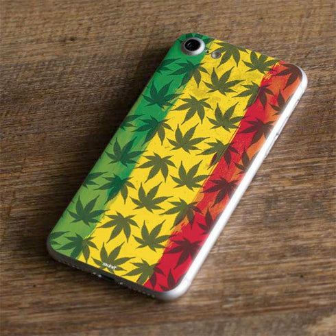Marijuana Rasta Pattern iPhone 7 Skin