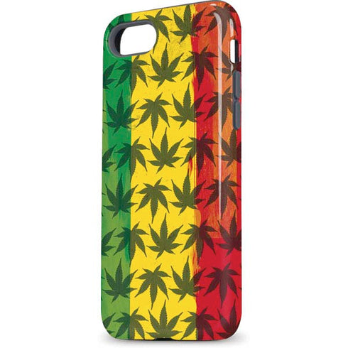 Marijuana Rasta Pattern iPhone 8 Pro Case